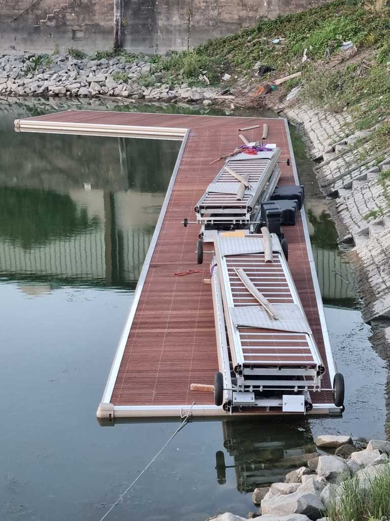 Anlieferung am Montageort