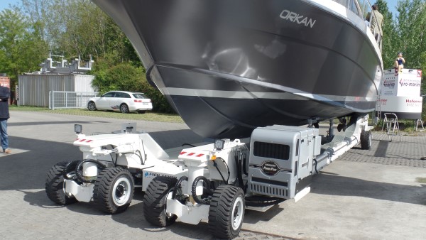 ABI Trailer Bootshubwagen 25t bei AQUA MARIN in Werder