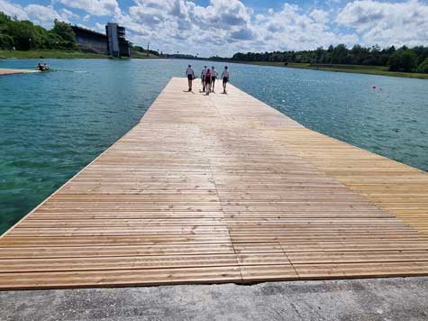 Ruderstege im LZM Oberschleißheim