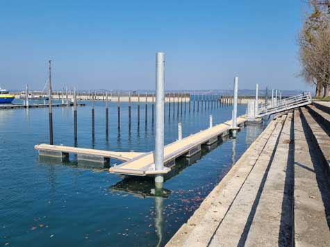 Schwimmsteg in Bregenz