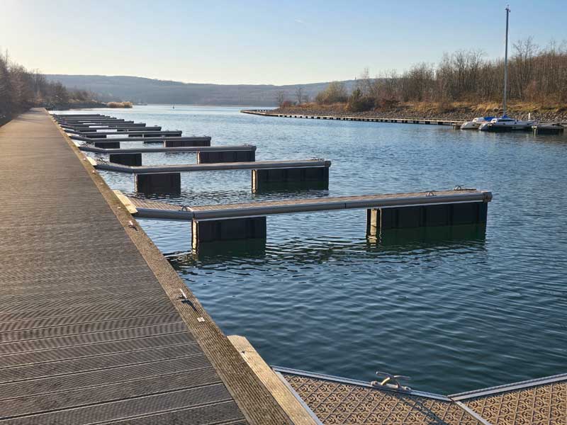 Schwimmsteg Görlitz Berzdorfer See