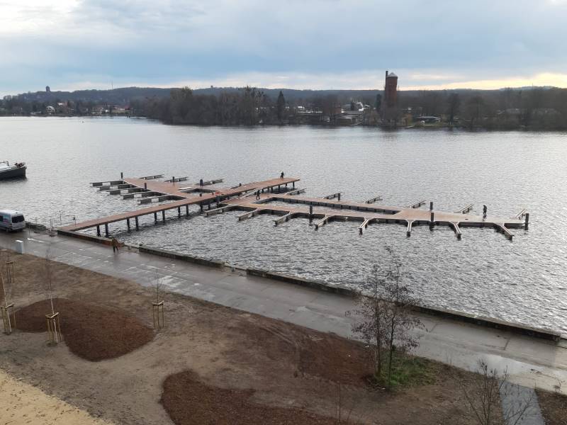Schwimmsteg Havelwelle Potsdam