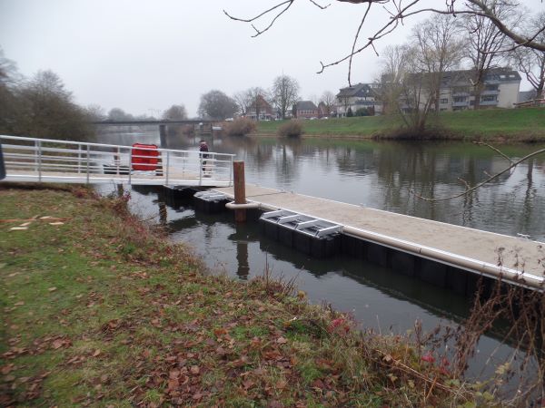 Schwimmsteg Meppen an der Ems