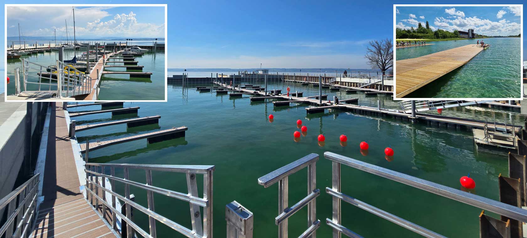 Aluminium Schwimmstege